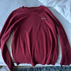 Dark Red Hollister Long Sleeve